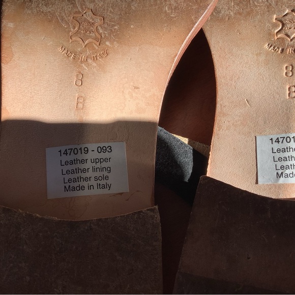 COLIN STUART. LADIES LEATHER & BLACK SUEDE STRAPPED SANDALS.,SIZE 8 - Picture 5 of 7